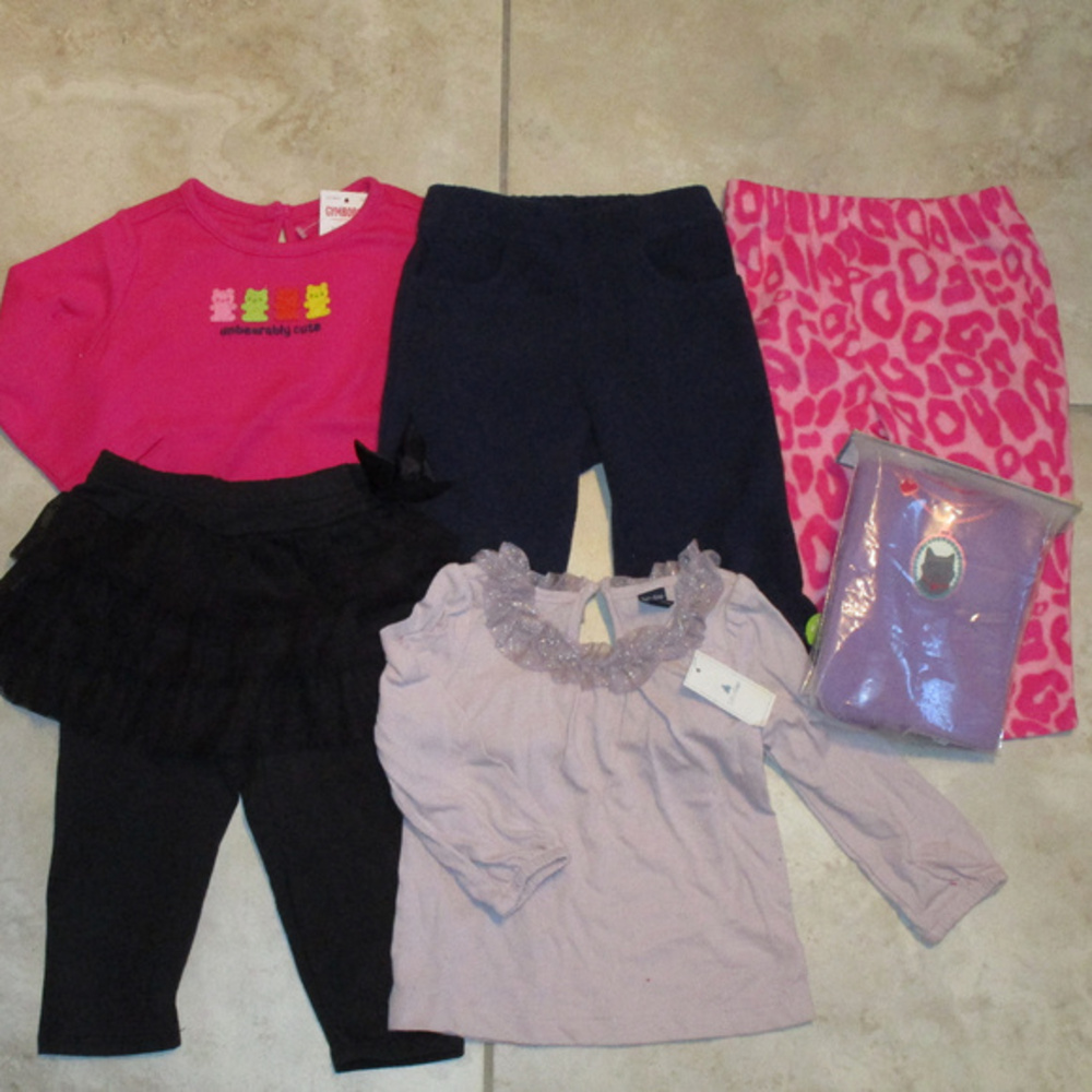 NWT Gymboree Gap Girls Lot Tops Pj's Pants 12-18